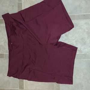 Plus size exercise shorts